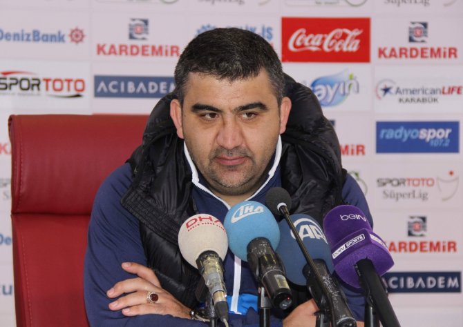 “Hem Karabükspor’u Hem De Hakemi Tebrik Ediyorum”