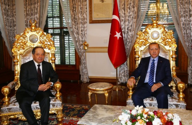 Cumhurbaşkanı Erdoğan Mesut Barzani ’Yi Kabul Etti