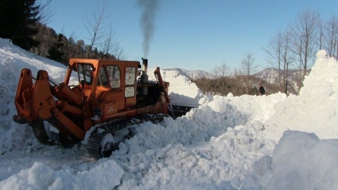 Artvin’in Macahel Bölgesinde Ağır Kış Şartları Hüküm Sürüyor