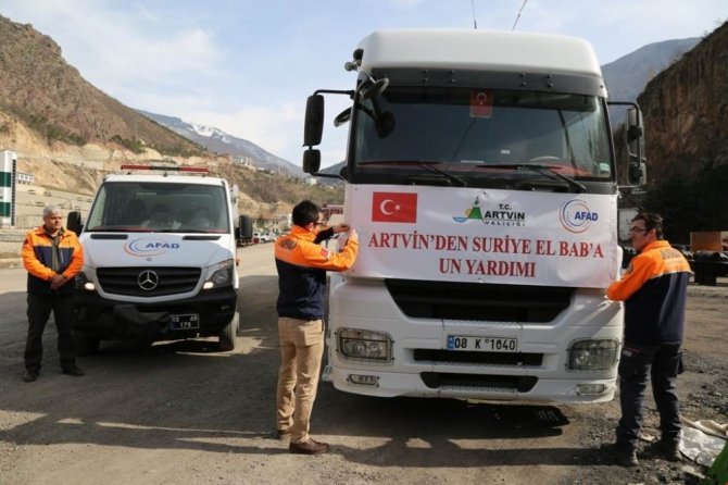 Artvin’den El Bab’a Dost Eli