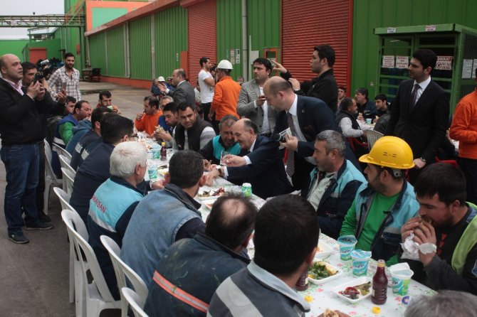 İşçilerle Dürüm Yedi