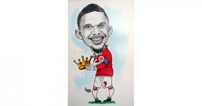Eto’o’ya Karikatür Sürprizi