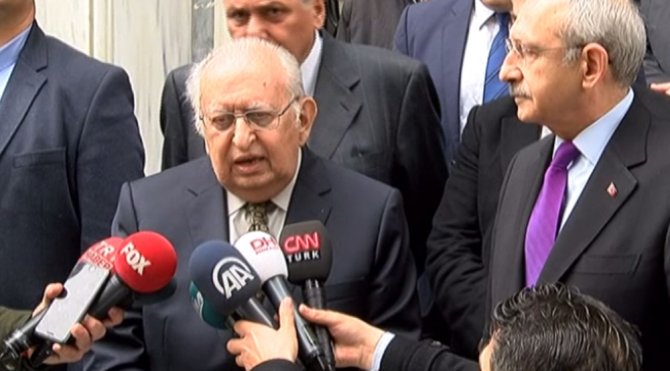 Kılıçdaroğlu, Hüsamettin Cindoruk İle Görüştü