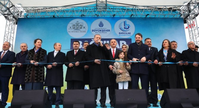 Erdoğan, Bağcılar’da Toplu Açılış Törenine Katıldı