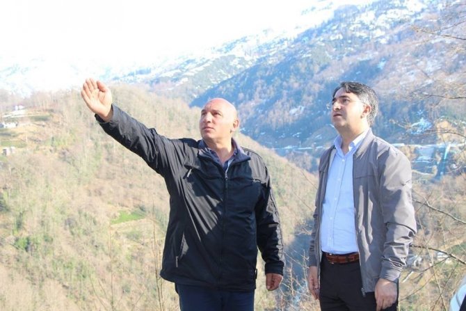 Arhavi Kaymakamı Şeref Aydın’dan Köylere Ziyaret