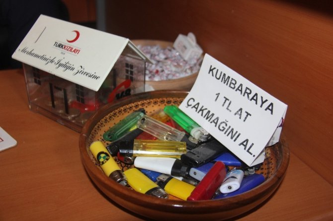 Kızılay’a Çakmak Yardımı