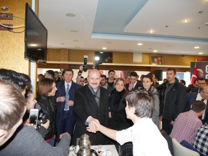 İçişleri Bakanı Soylu Trabzon’da