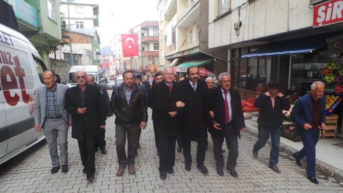 Milletvekili Balta, Referandum Çalışmalarını Tonya’da Sürdürdü