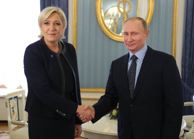 Marine Le Pen, Putin İle Görüştü