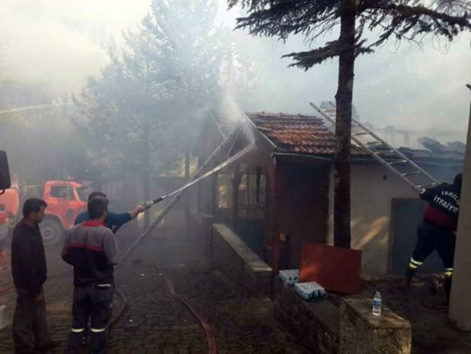 Anız Yangını Ormanlık Alanı Kül Etti