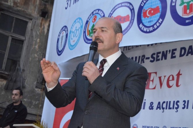 Bakan Soylu Trabzon’da Memur Sen Sendikası Üyeleri İle Buluştu