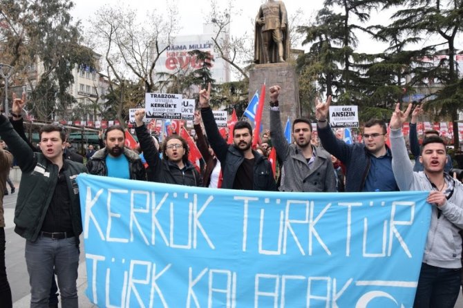 Trabzon’da Kerkük İçin Yürüdüler
