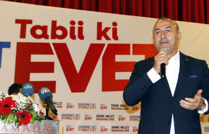 Bakan Çavuşoğlu ’Hayır’cı Milliyetçilere Seslendi