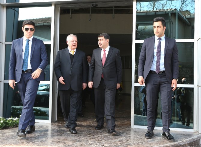 Vali Şahin’den, Aziz Yıldırım’a Ziyaret