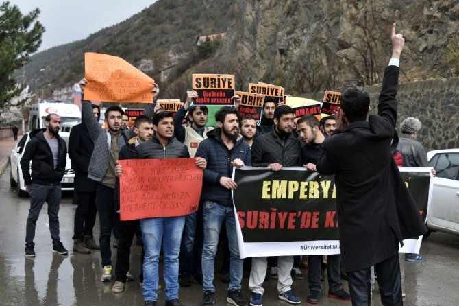 İdlib’teki Kimyasal Saldırı Gümüşhane’de Kınandı
