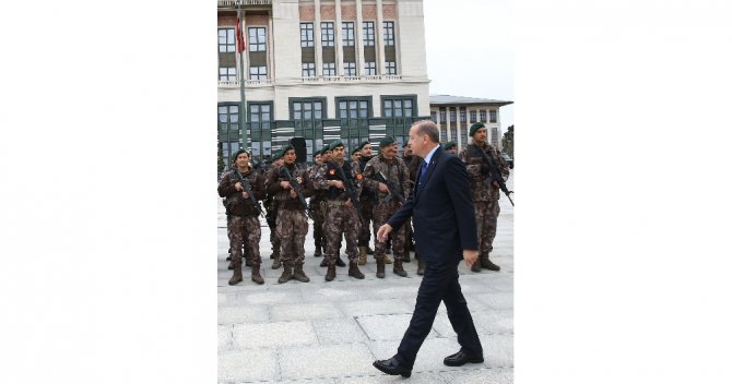 Cumhurbaşkanı Erdoğan Polislerle Bir Araya Geldi