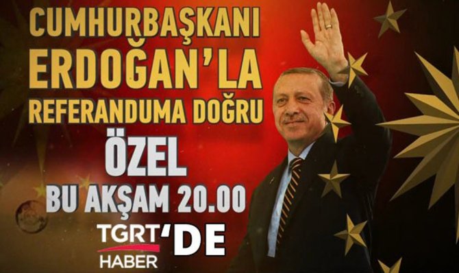 Cumhurbaşkanı Erdoğan Tgrt Haber’de