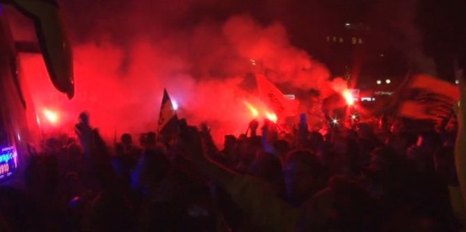 Kızılay Meydanı’nda Coşkulu Kutlama