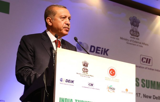 Erdoğan Hindistan’da Konuştu
