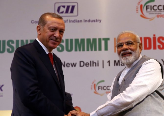 Erdoğan Hindistan’da Konuştu