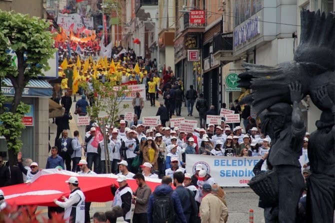 Giresun’da 1 Mayıs Kutlaması