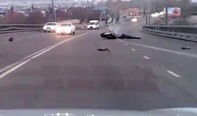 Motosiklet Kazaları Kamerada