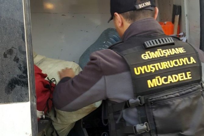 Gümüşhane’de Narkotik Uygulaması
