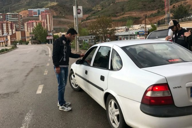 Gümüşhane’de Narkotik Uygulaması