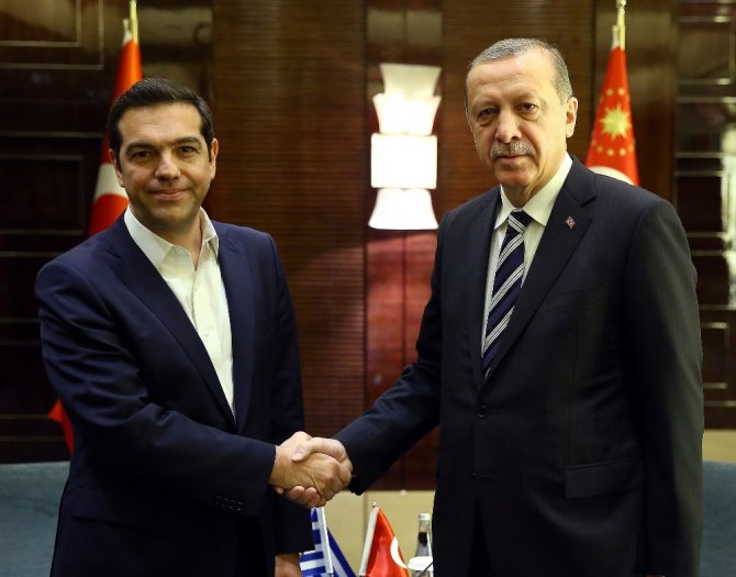 Erdoğan Çipras İle Görüştü