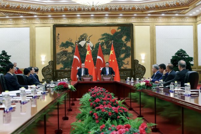 Erdoğan Ve Jinping Heyetlerarası Görüşme Gerçekleştirdi