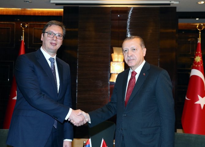 Sırbistan Başbakanı’nı Kabul Etti
