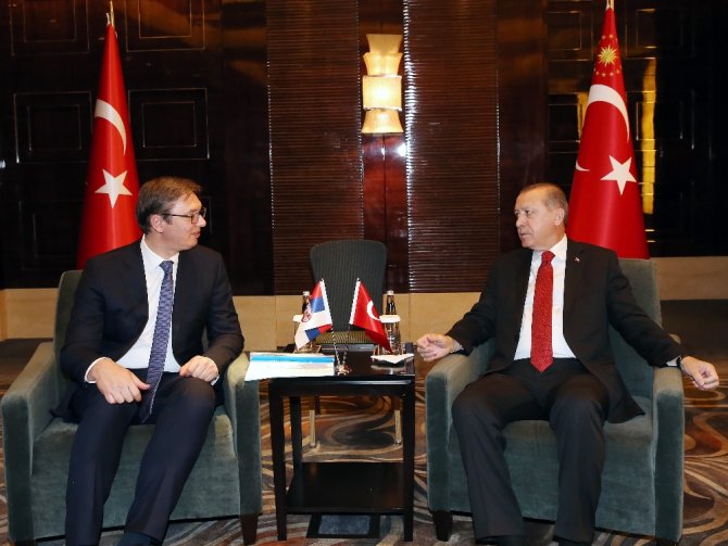 Sırbistan Başbakanı’nı Kabul Etti