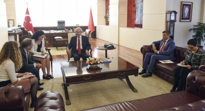 Kılıçdaroğlu Danimarka Büyükelçisi İle Görüştü