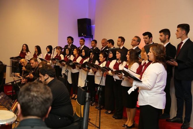 Çayeli Belediyesi Türk Halk Müziği Korosu Vatandaşlar İle Bir Araya Geldi