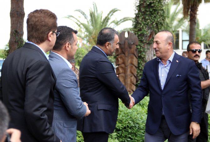 Bakan Çavuşoğlu Yerleşik Almanlarla Görüştü