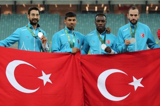 Bakü’de Atletizmden 21 Madalya