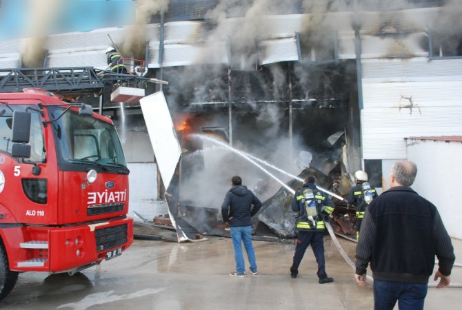 Tokat Osb’de Korkutan Yangın