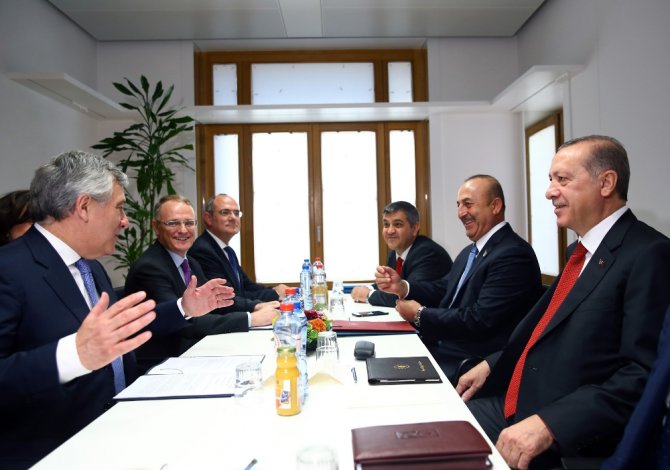 Erdoğan, Ap Başkanı Tajani’yi Kabul Etti