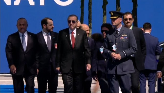 Cumhurbaşkanı Erdoğan Nato Zirvesinde