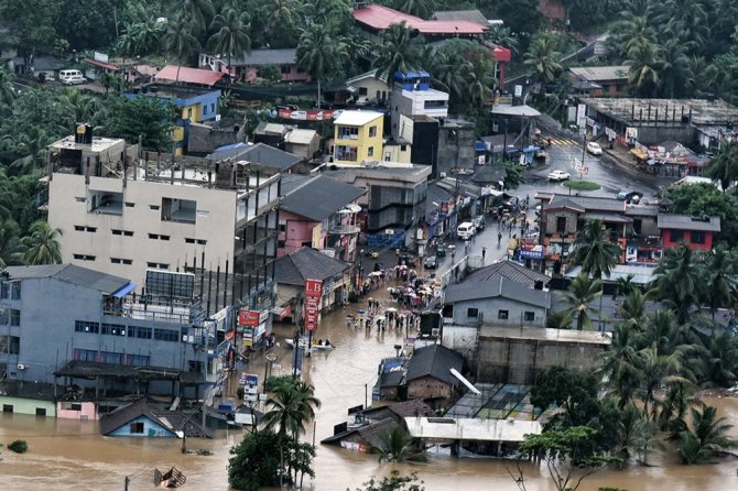 Sri Lanka’da Sel: 91 Ölü, 100 Kayıp