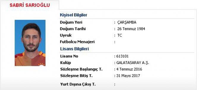 Sabri Sarıoğlu’nun Sözleşmesi Sona Erdi