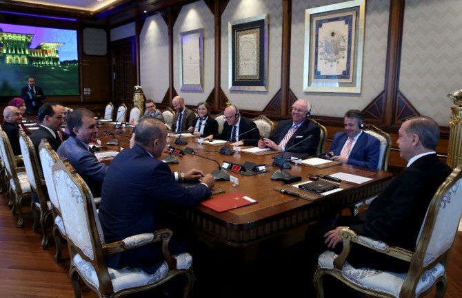 Cumhurbaşkanı Erdoğan Alman Bakanı Kabul Etti