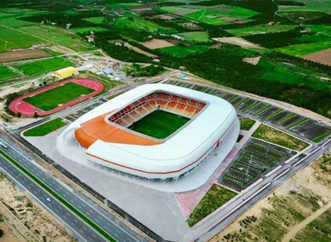 Malatya Stadyumu Havadan Görüntülendi