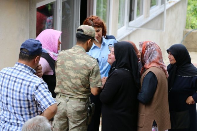 Ordulu Şehidin Baba Ocağına Ateş Düştü