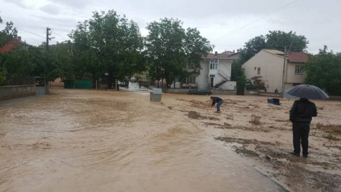Polatlı’yı Sel Vurdu