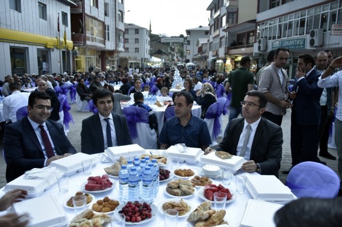 Şiran Halk İftarında Tersun Tüneli Müjdesi