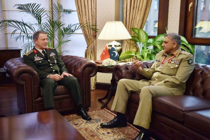 Pakistanlı Mevkidaşından Orgeneral Akar’a Ziyaret