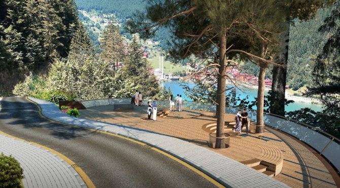 Uzungöl’e Seyir Terası Projesi