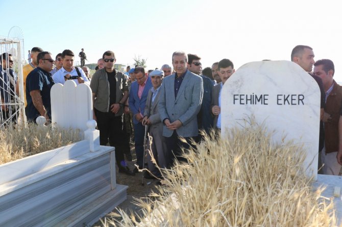 Mehdi Eker’in Mezarlık Ziyaretine Yoğun Güvenlik Önlemi