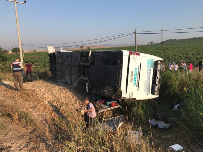 Balıkesir’de Otobüs Kazası: 1 Ölü 40 Dan Fazla Yaralı